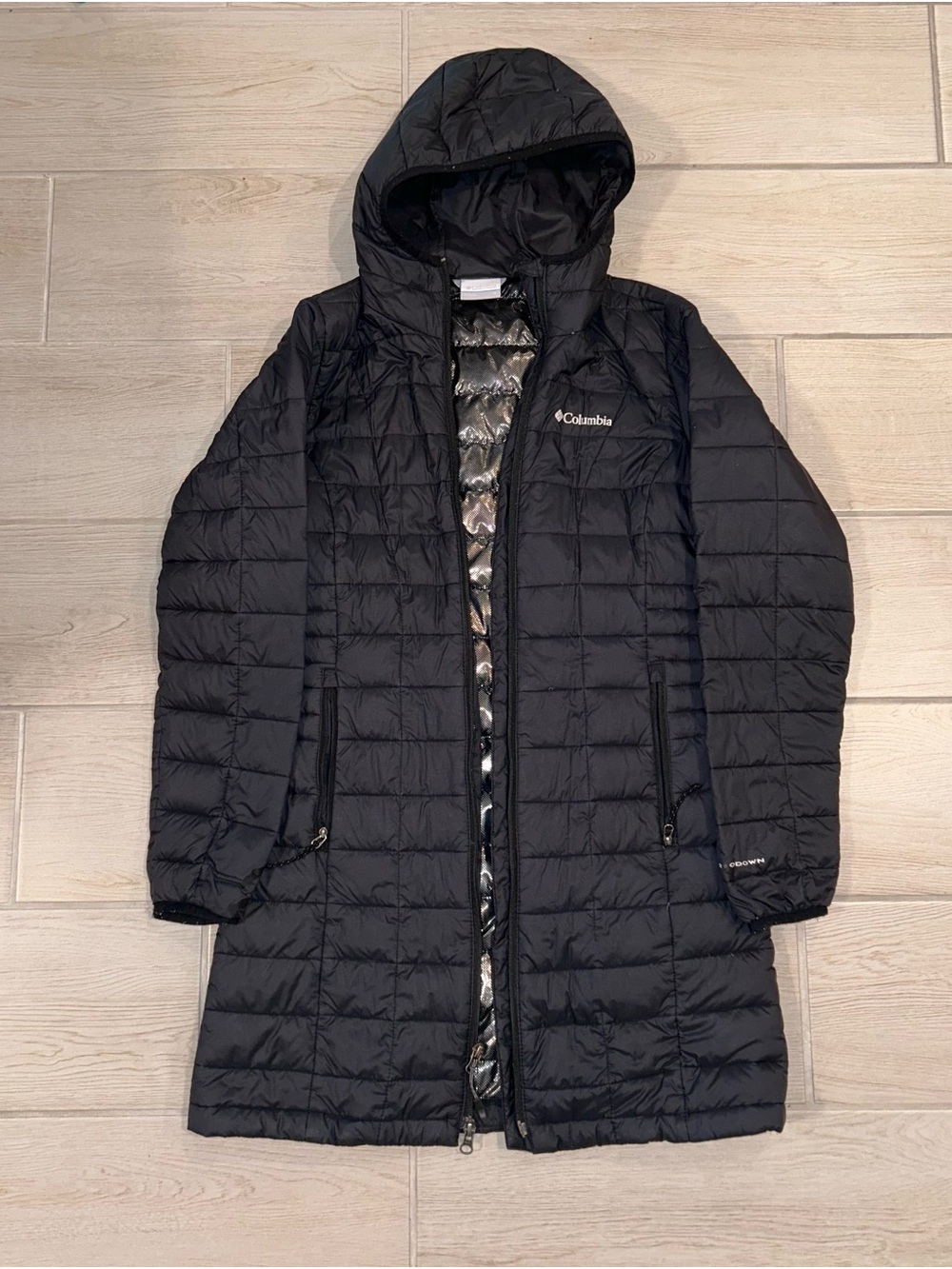 Columbia Voodoo 590 Omni Heat Women's Black Puffer Coat
